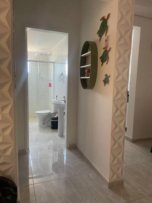 Apartamento Beira Mar - Praia Massaguacu Caraguatatuba Buitenkant foto