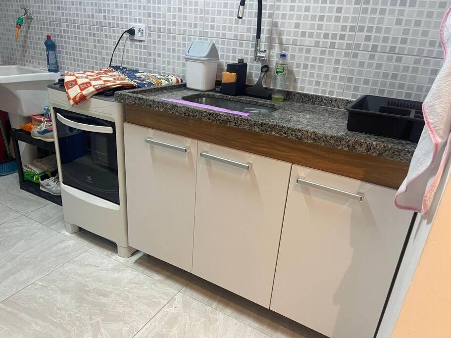 Apartamento Beira Mar - Praia Massaguacu Caraguatatuba Buitenkant foto